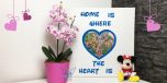 Home is where the Heart is - gemütliche Ecke mit Minnie Mouse und Topfpflanze