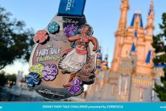 2022 Disney Princess Half Marathon Medaille für die Fairy Tale Challenge