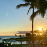 Sonnenuntergang auf Hawaii