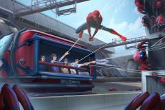 spider-man-attraktion-konzeptzeichnung spider-man-attraktion-konzeptzeichnung