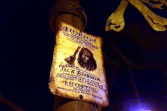 Fahndungsplakat mit dem Portrait des Piraten Jack Sparrow