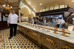 Präsentation des neuen Konzeptes für Buffets während der Corona Krise