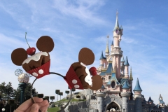 Mickey Mouse Ohren mit Cupcakes
