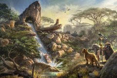 Lion King Attraktion Konzeptzeichnung Lion King Attraktion Konzeptzeichnung