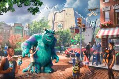 Stadtszene im Monsters Inc. Land Stadtszene im Monsters Inc. Land