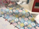Stoff mit TsumTsum Muster