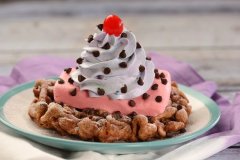 Cherry Blossom Funnel Cake