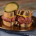 Sandwich mit Roastbeeffüllung