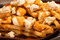 Traditional Poutine French Fries