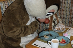 Dale beim Frühstück