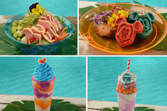 Alohilohi Tuna Poke Bowl, ManGLOW (Mango) Barbeque Chicken and Waffles, Disco Colada und H2O Cake Shake Alohilohi Tuna Poke Bowl, ManGLOW (Mango) Barbeque Chicken and Waffles, Disco Colada und H2O Cake Shake