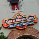 Schild mit der Aufschrift The Great Movie Ride