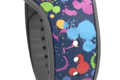 Buntes Magic Band mit Mickey Silhouetten