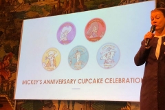 Fünf verschiedene Buttons, die es an den Cupcake-Stationen geben soll
