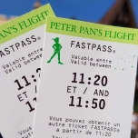 Fastpass für die Attraktion Peter Pan