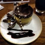 Schoko-Dessert in der Liberty Tree Tavern