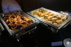Lachs und Spareribs