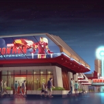 Das Gebäude der Iron Man Experience