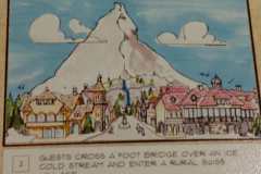 Konzeptzeichnungen für eine Matterhorn Bobsleds-Attraktion in Epcot (© The Walt Disney Company)