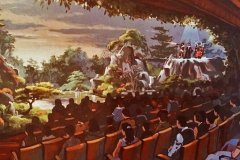 Konzeptzeichnung für die Attraktion Meet the World (© The Walt Disney Company)
