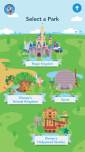 Karte mit den vier Disney Parks in Florida