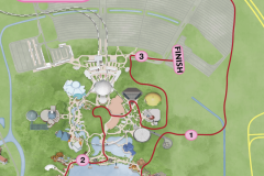 Route für den 5-Kilometer-Lauf beim Disney Princess Half Marathon Weekend 2024 Route für den 5-Kilometer-Lauf beim Disney Princess Half Marathon Weekend 2024