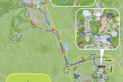 Route für den Halbmarathon beim Disney Princess Half Marathon Weekend 2024 Route für den Halbmarathon beim Disney Princess Half Marathon Weekend 2024