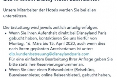 Informationen zur Schließung von Disneyland Paris wegen Corona