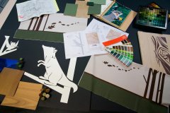 Farben und Motive für das neue Design