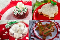 Verschiedene weihnachtliche Snacks Verschiedene weihnachtliche Snacks
