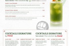 Sports Bar Signature Cocktails Sports Bar Signature Cocktails