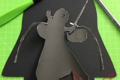 Kylo Ren als Scheerenschnitt