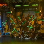 Finale des Light Sabre Duel bei Star Wars Le Soiree