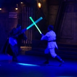 Das Duell der Light Sabers wogt hin und her