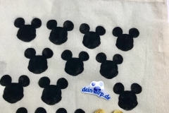 Stofftasche mit Mickey Mouse Muster