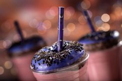 Milkshake mit Donut