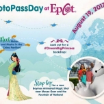 Programmheft für den Disney PhotoPass Day in Epcot 2017