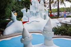 Ein Schloss aus Eis und Schnee