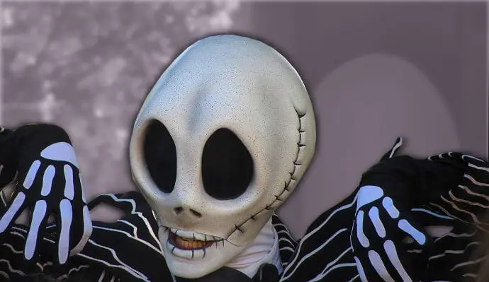 Jack Skellington im Disneyland Paris treffen