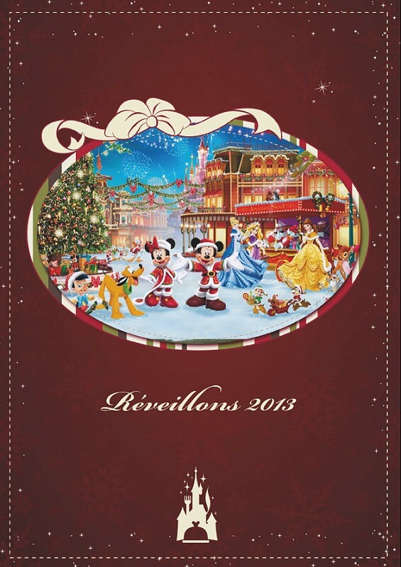 Speisekarten für Weihnachten und Silvester im Disneyland Paris | dein