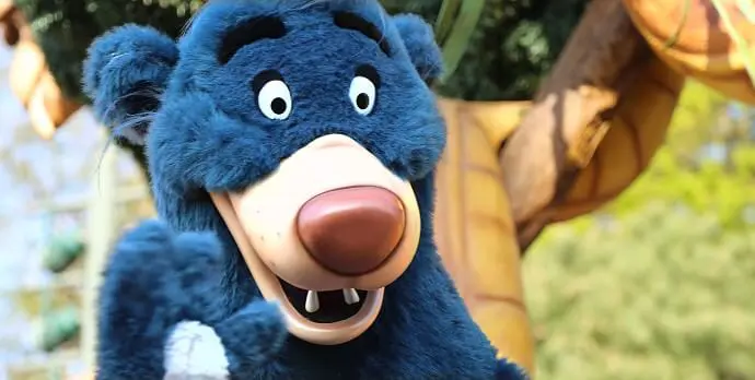 Baloo oder deutsch Balu im Disneyland Paris