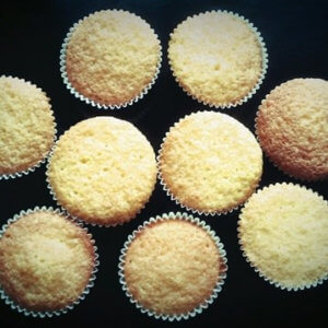 Noch sind die zukünftigen Cupcakes nur Muffins