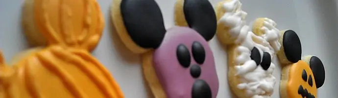 Halloween-Kekse im Disneyland Style