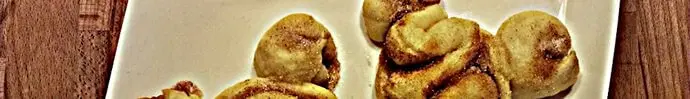 Zimtschnecken in Mickey Form