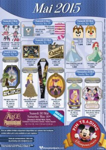 Neue Disney Pins im Mai 2015