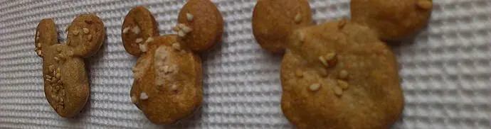 Knäckebrot in Mickey Form