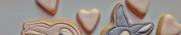 Header Kekse mit Klopfer & Miss Bunny