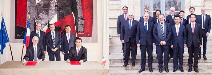 Unterzeichnung der Verträge zur Europa City