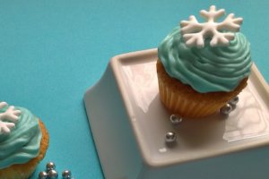 Fertiger Elsa Cupcake
