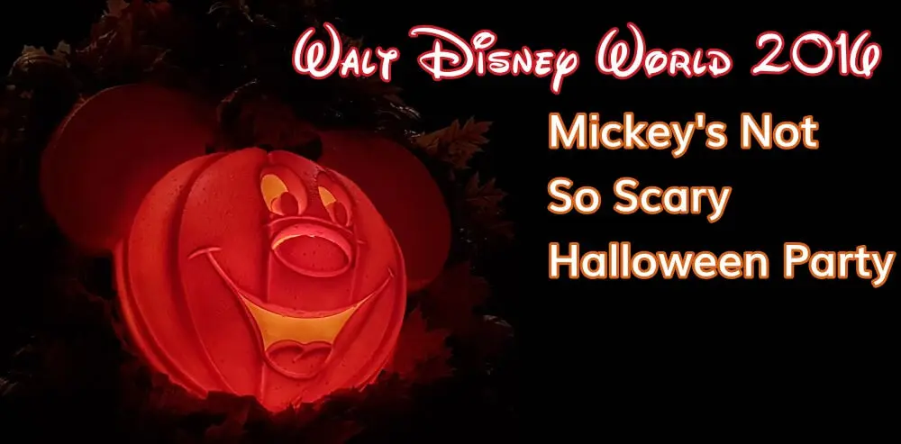 Disney World: Mickey's not so scary Halloween Party